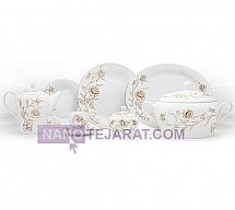 سرویس چینی رزيتا طلايي سرویس چینی رزيتا طلايي